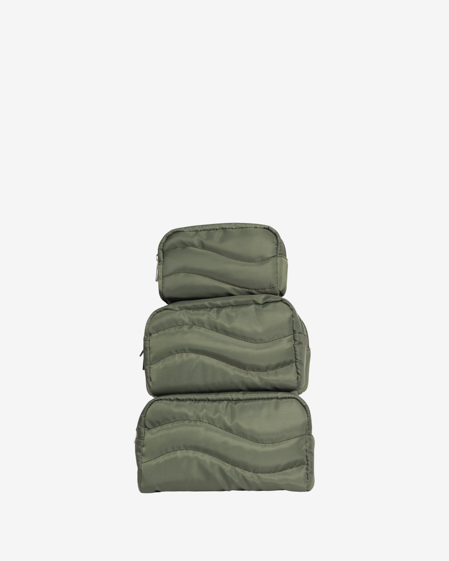 Travel Pouches in Army Green