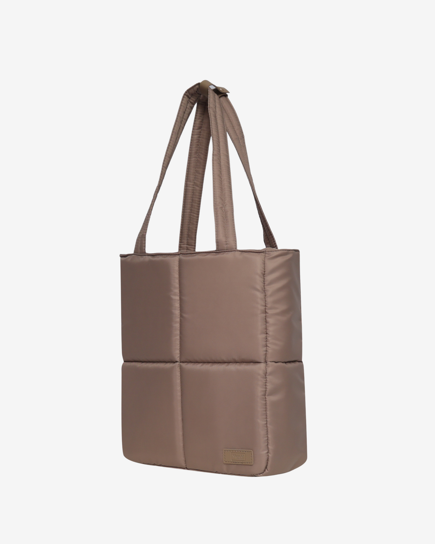 Versatile Tote Puffer Bag in Taupe - Limited Edition