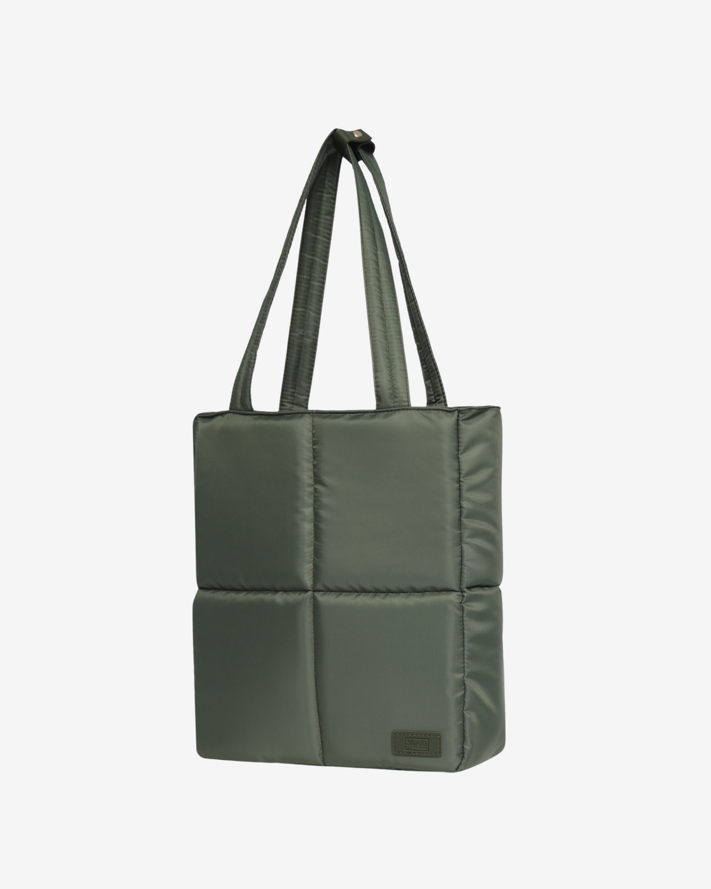 Versatile Tote Puffer Bag in Army Green - Limited Edition