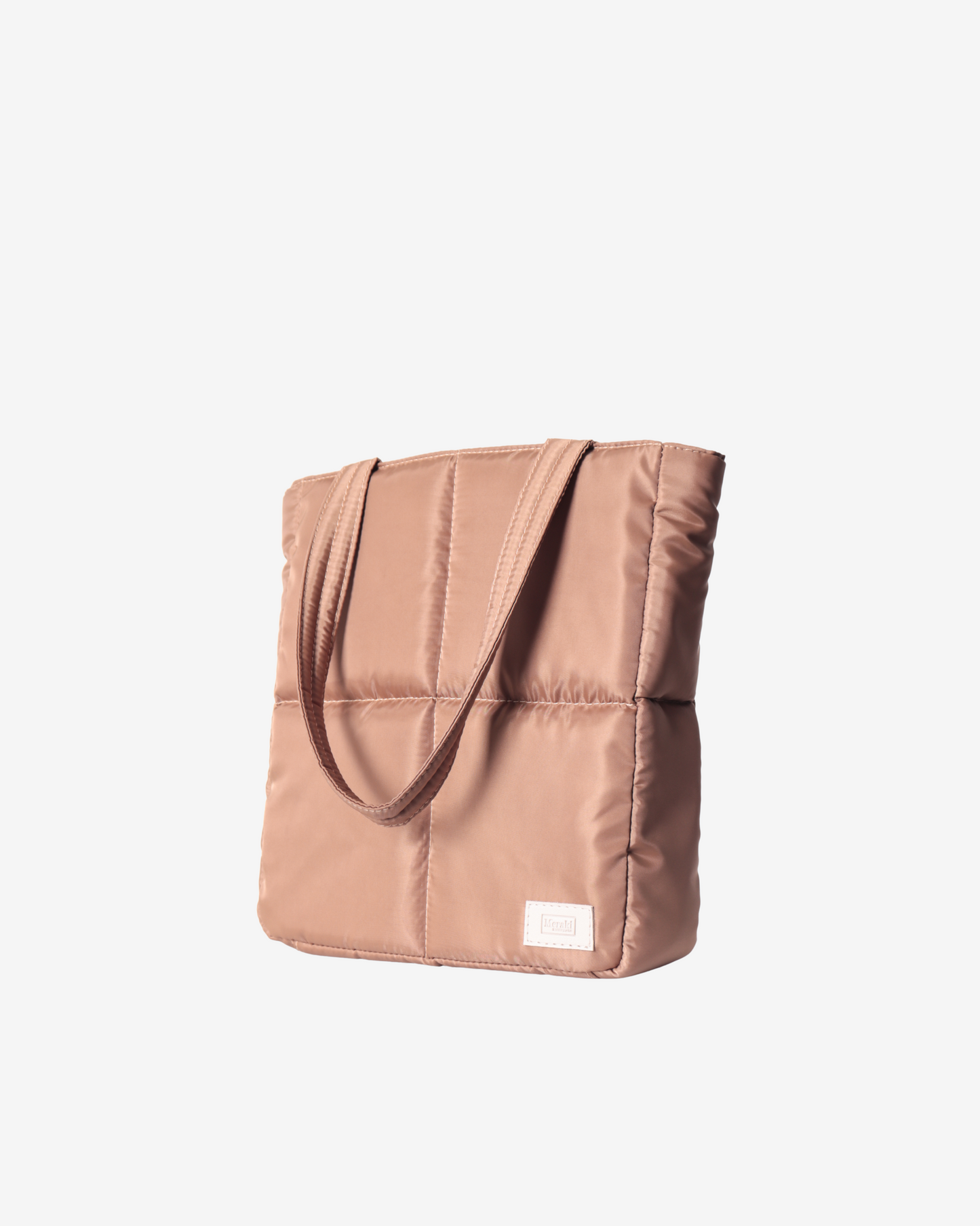 Versatile Tote Puffer Bag in Tan