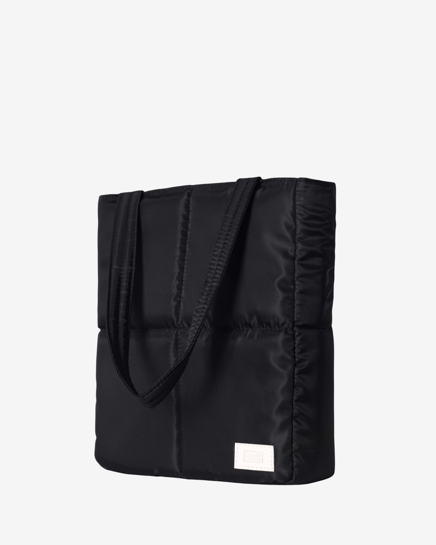 Versatile Tote Puffer Bag in Black