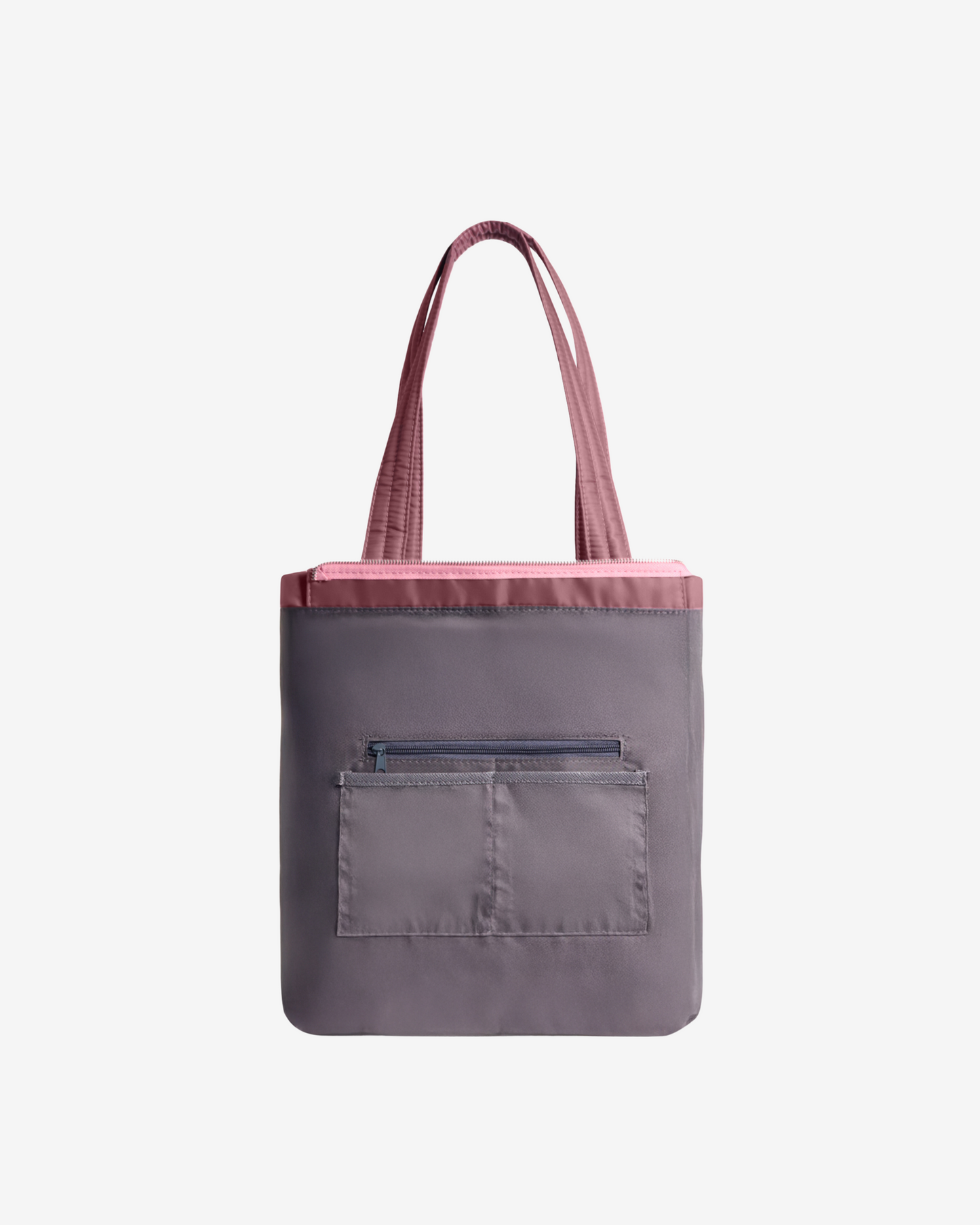 Versatile Tote Puffer Bag in Rose Gold