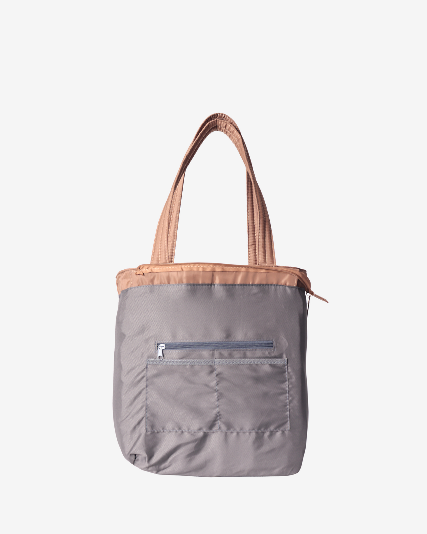 Versatile Tote Puffer Bag in Tan