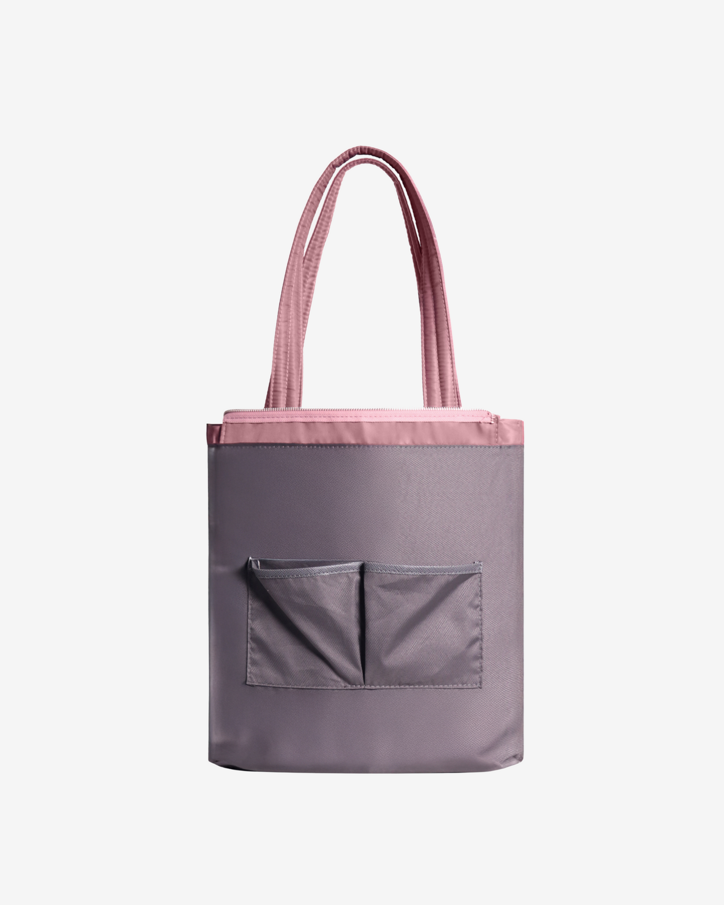 Versatile Tote Puffer Bag in Rose Gold