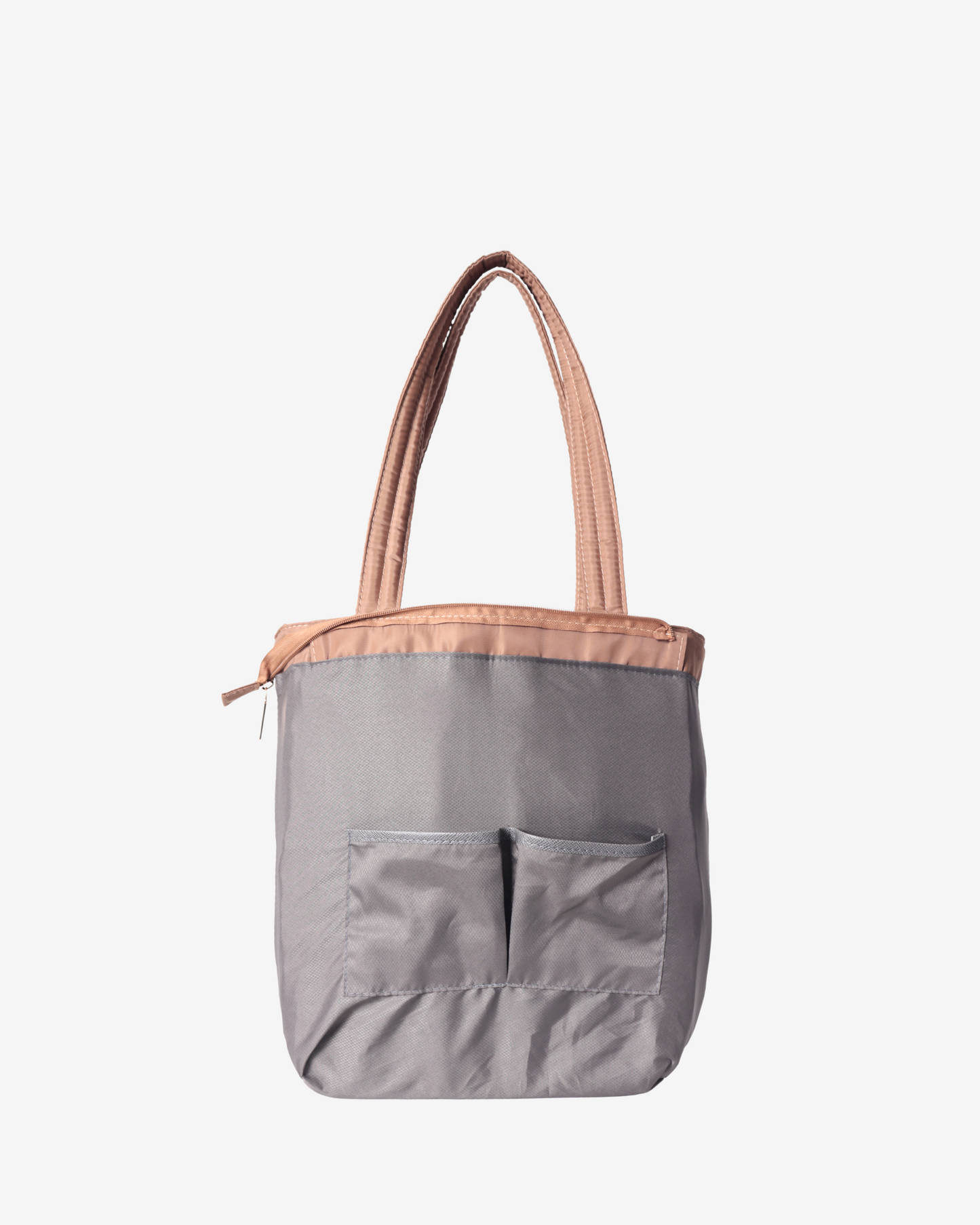 Versatile Tote Puffer Bag in Tan