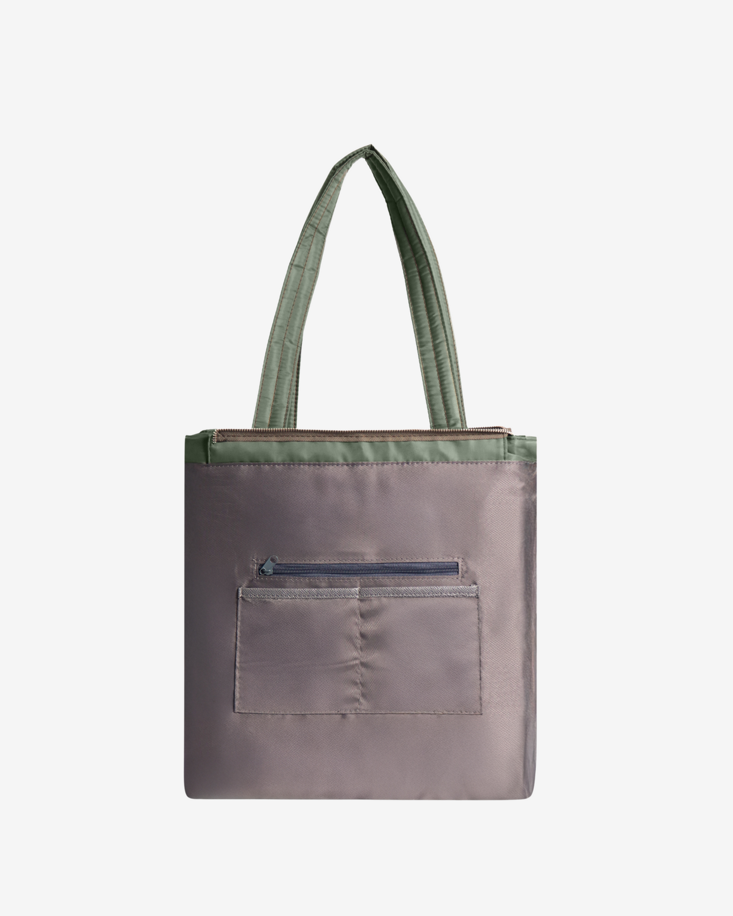 Versatile Tote Puffer Bag in Army Green - Limited Edition