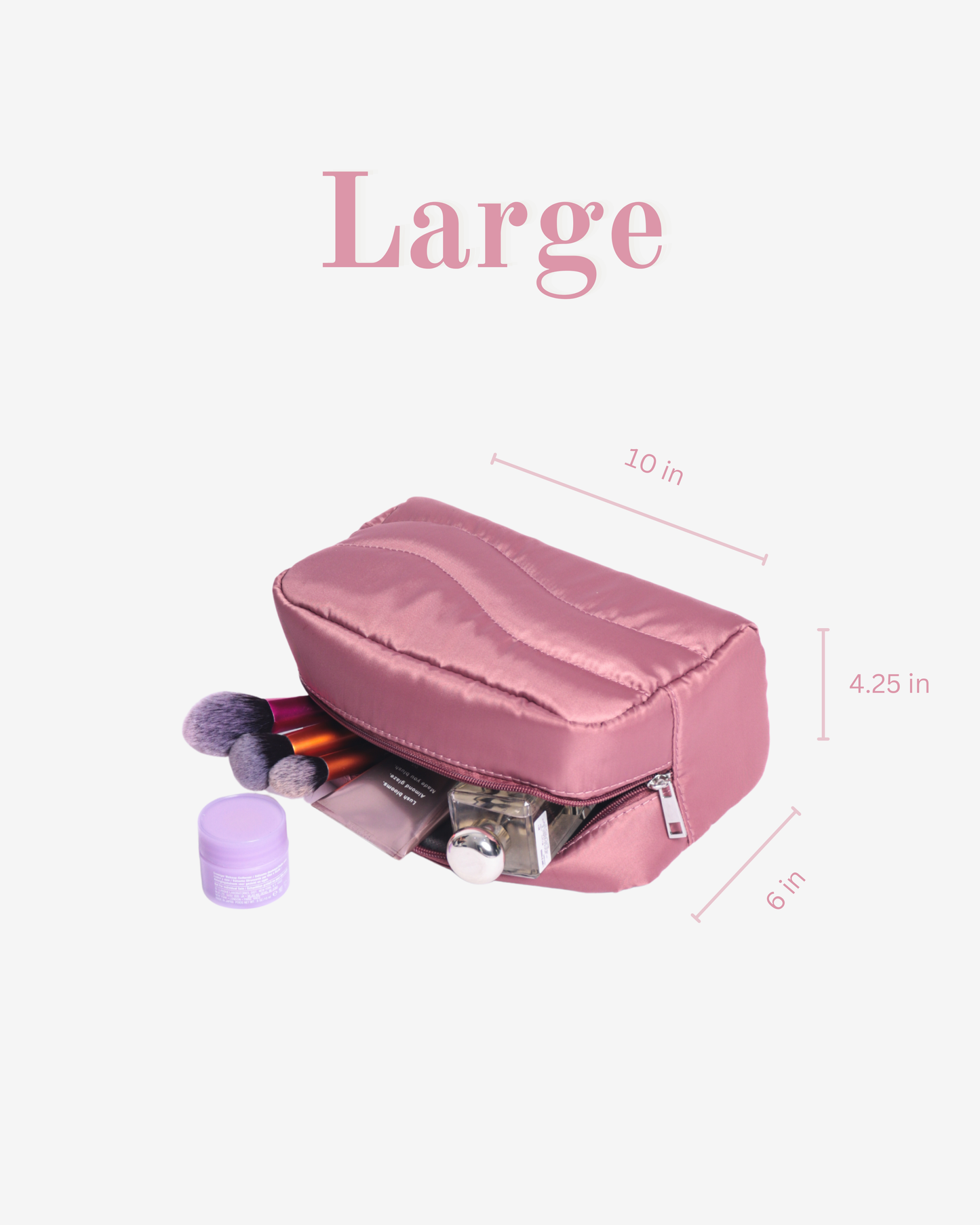 Travel Pouches in Rose Gold