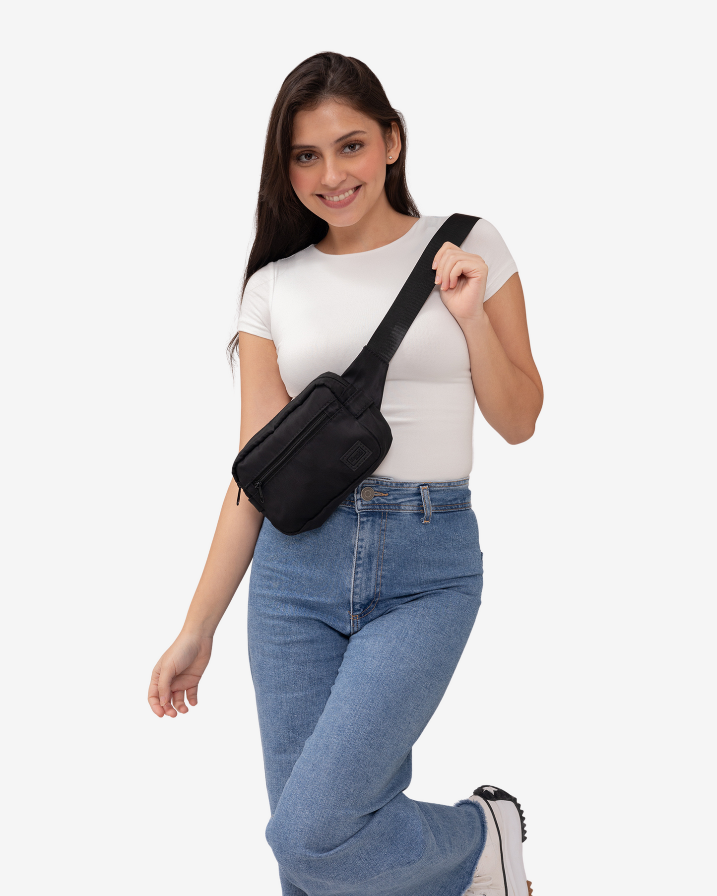 Quick Pack Belt Bag in Black