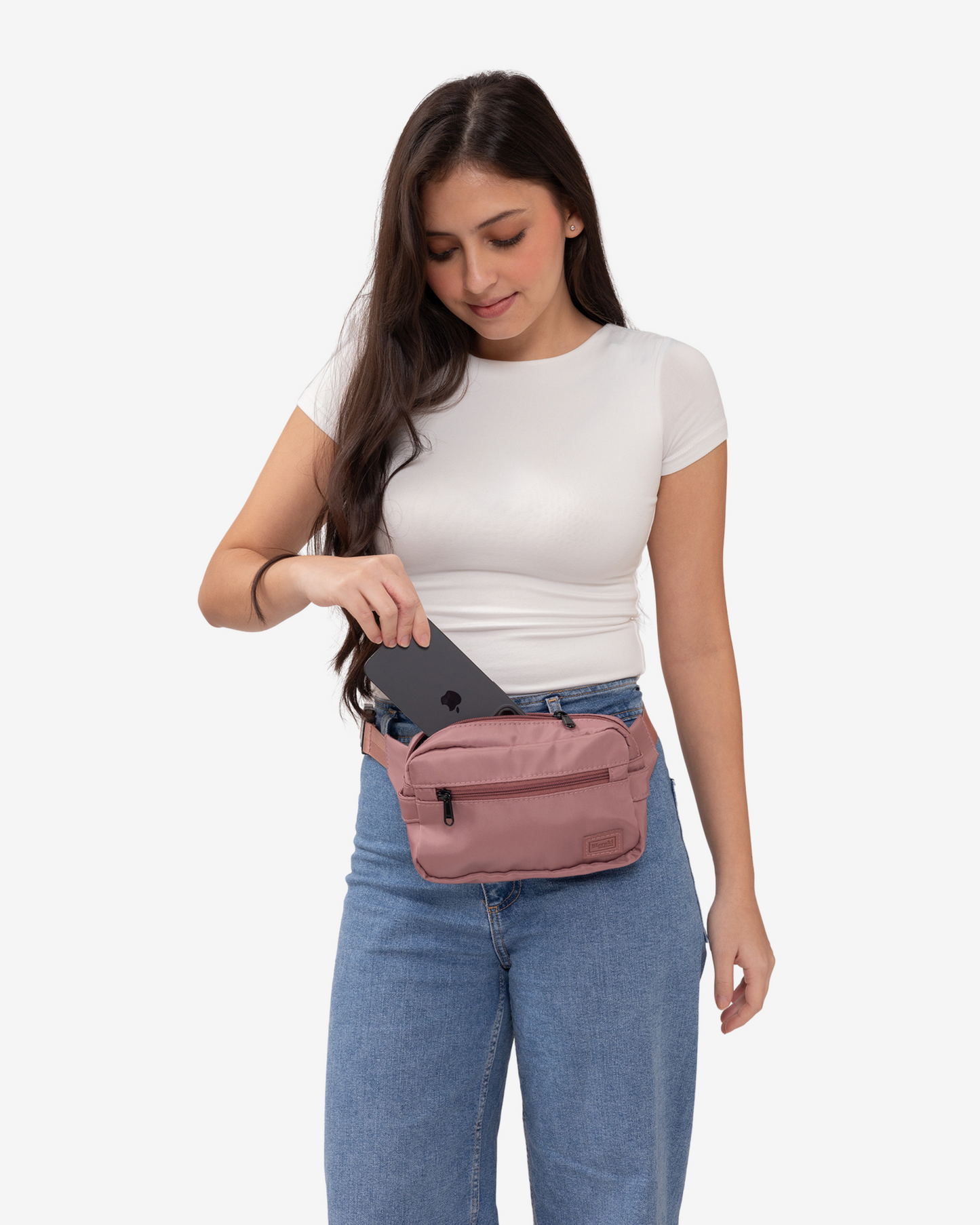 Quick Pack Belt Bag in Rose Gold