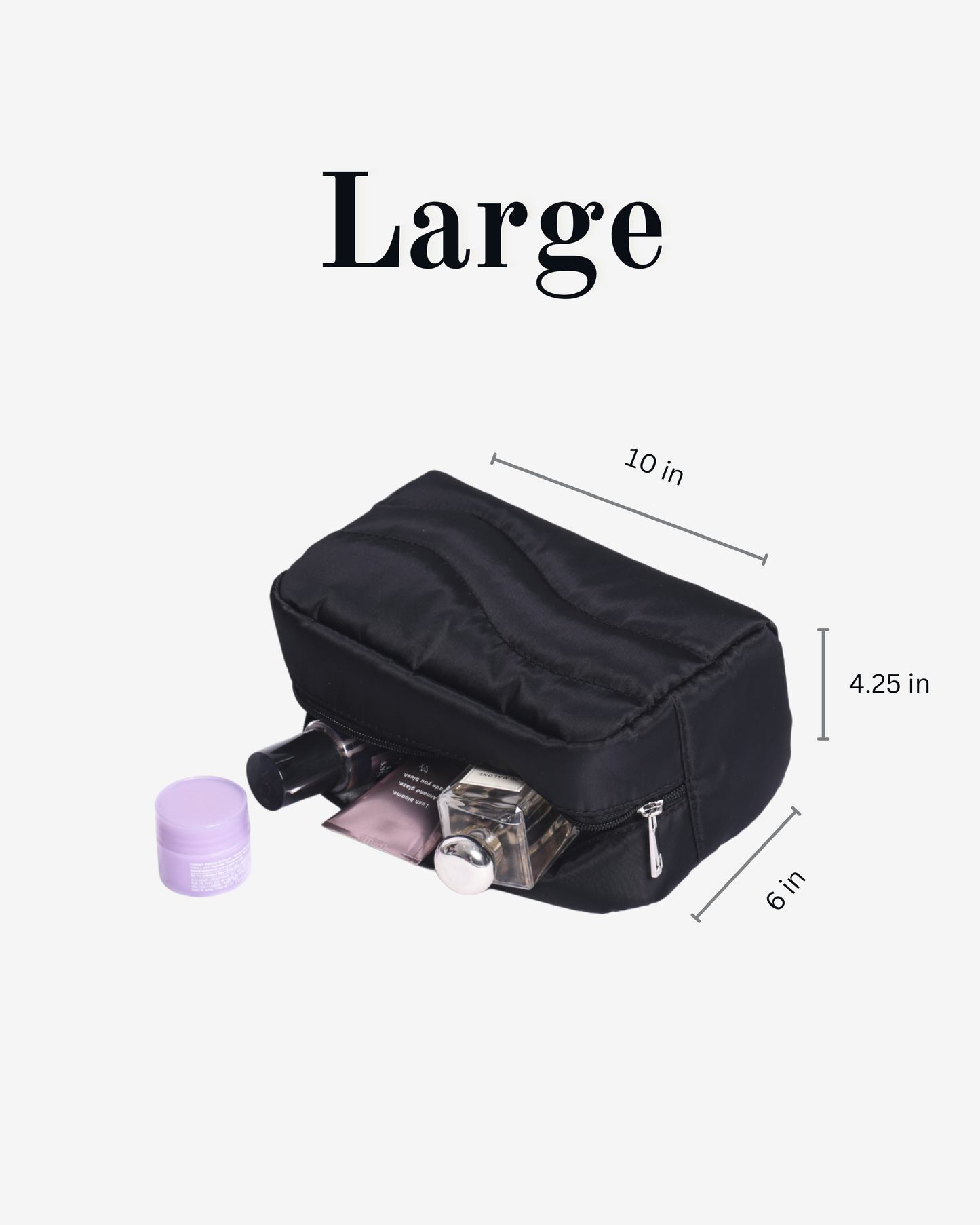 Travel Pouches in Black