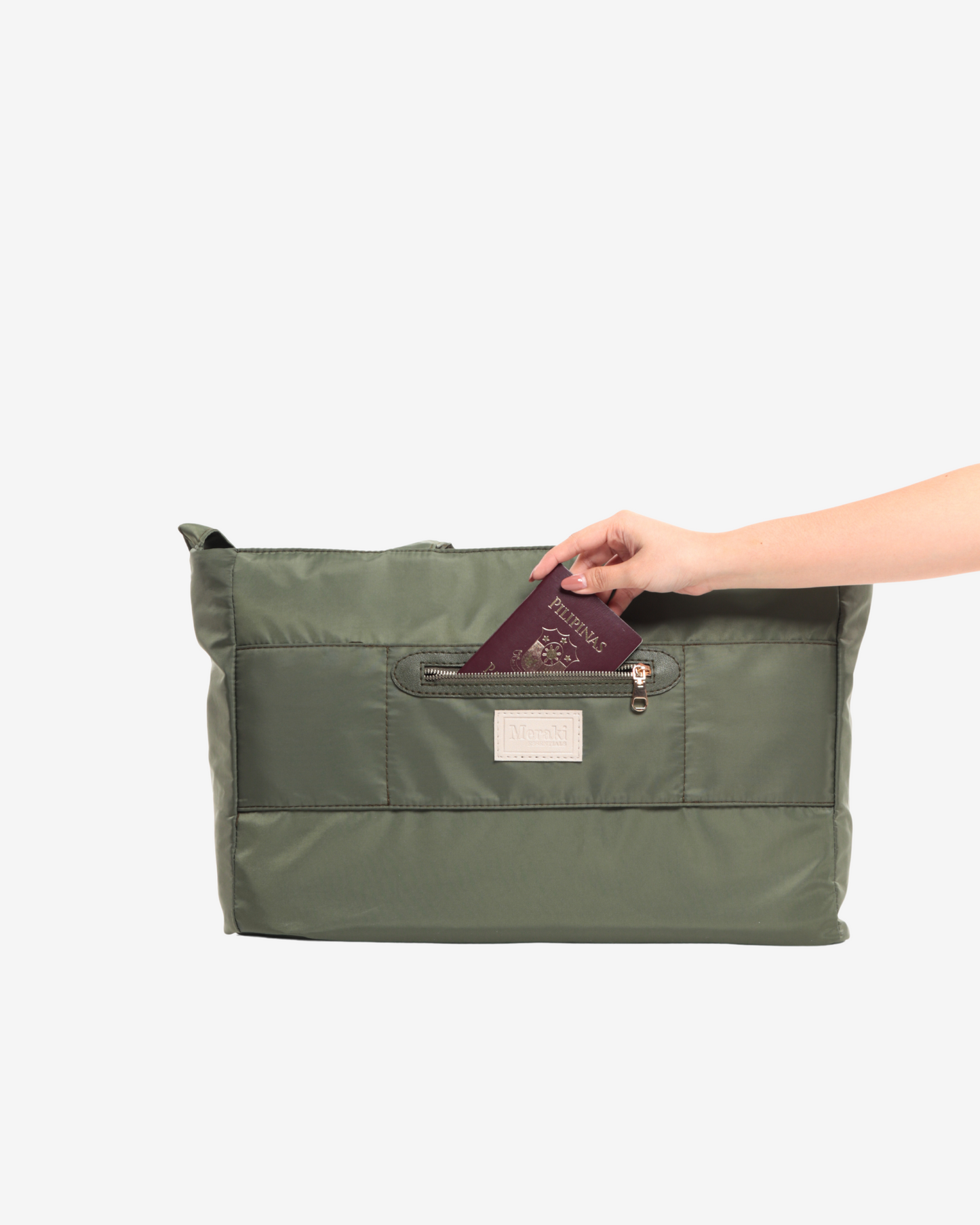 Mini Carry-all Travel Bag in Army Green