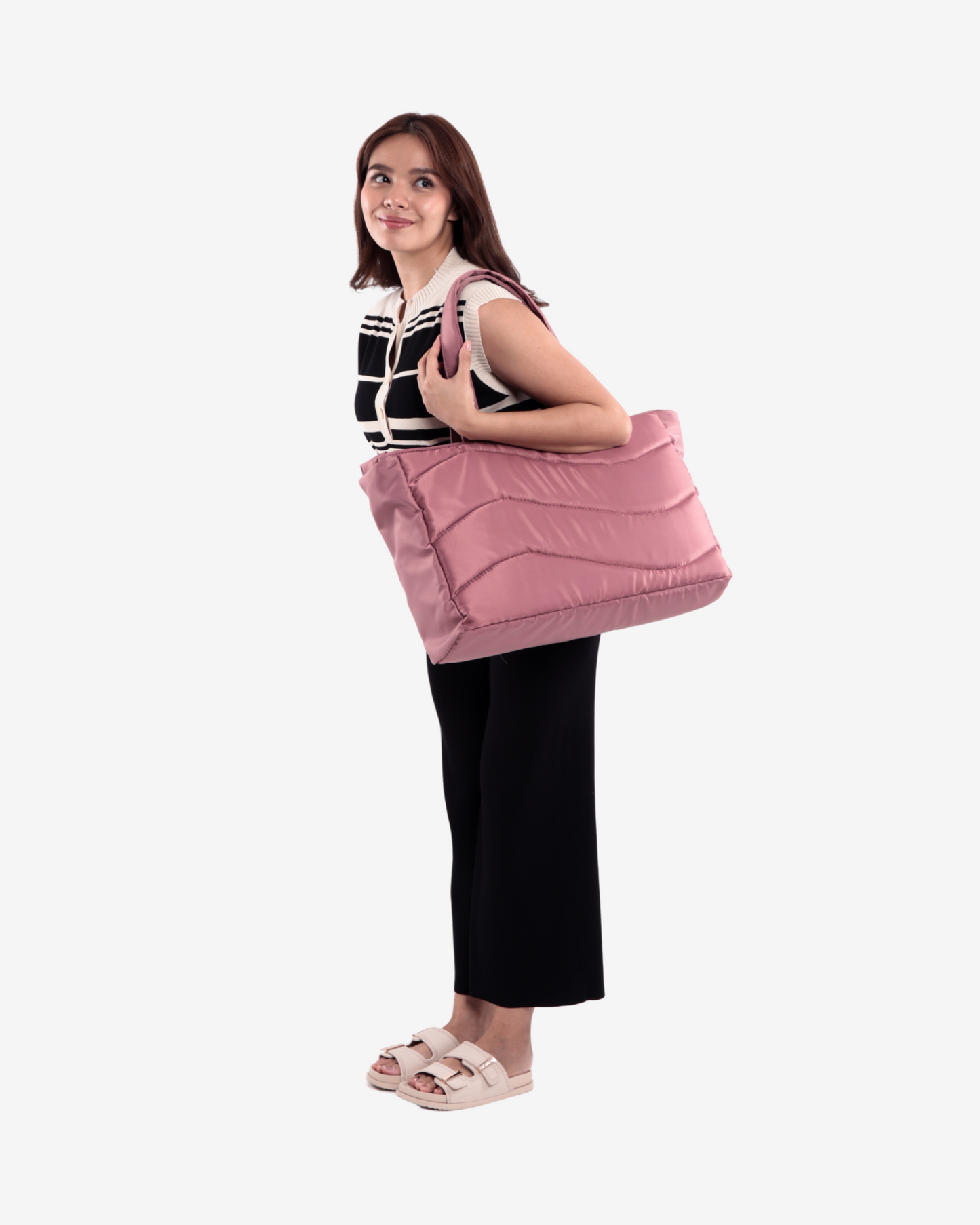 Carry-all Travel Bag in Rose Gold