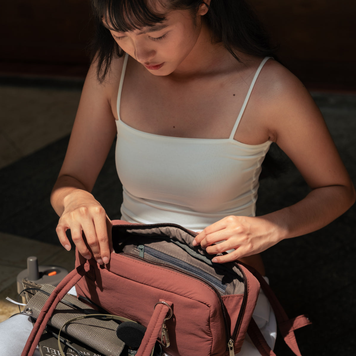 Bowler Bag in Choco Brown