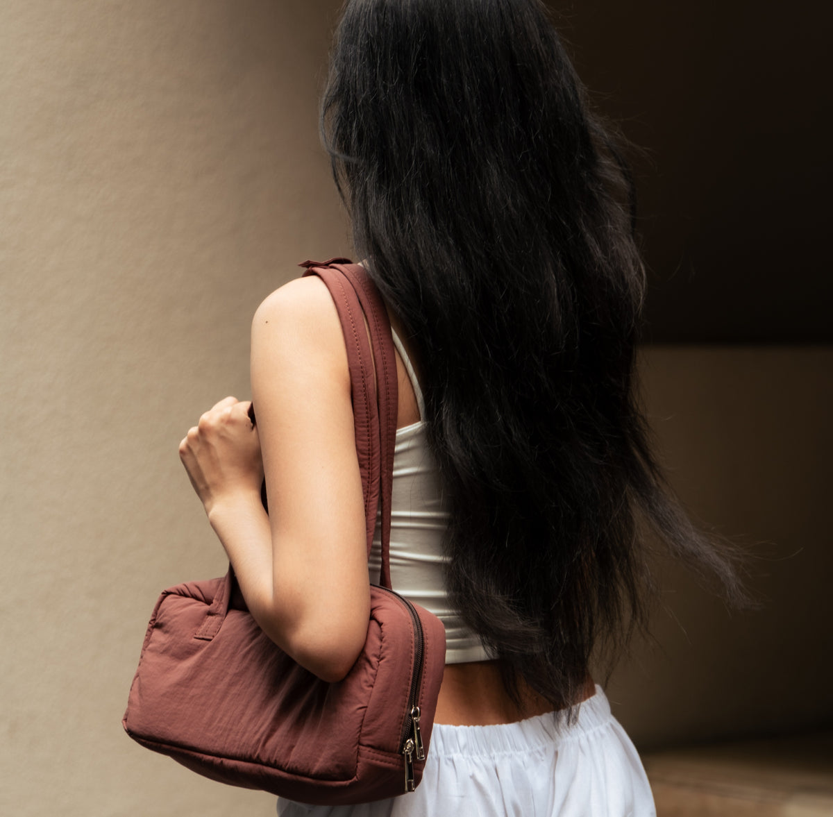 Bowler Bag in Choco Brown