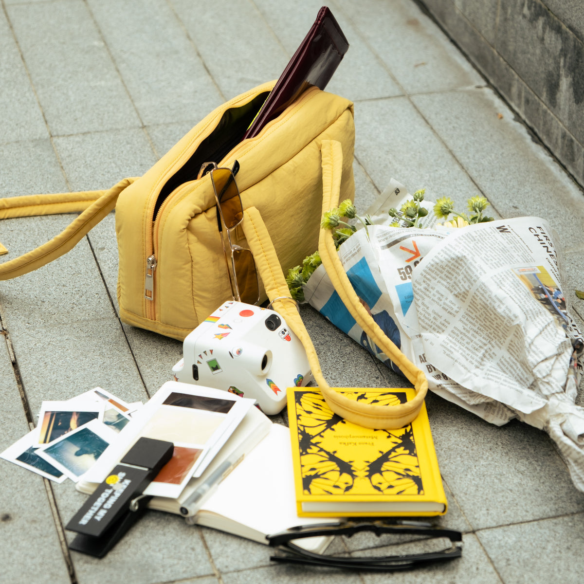 Bowler Bag in Butter Yellow